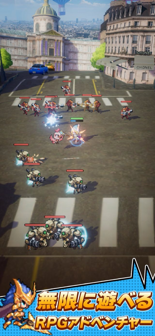 ドット異世界 攻略画面1